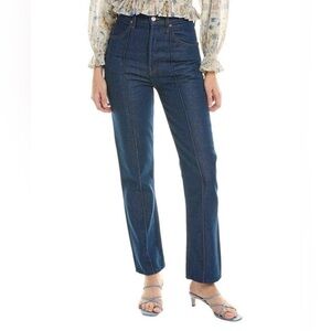 Mother Denim Jeans NWT 26 Straight Leg Button Fly Snacks The Pin Up Mother $208